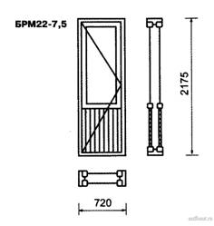 размеры и марки балконных дверей с двойным остеклением