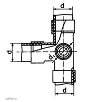 Тройник универсальный типа СССС или ССССС