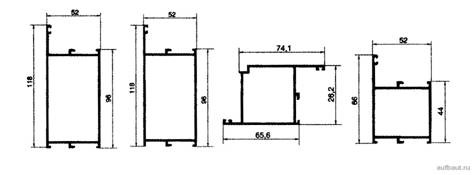 Разновидности рамных профилей