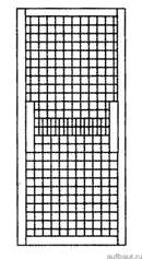 Щит с мелкопустотным заполнением из фанеры или твердой древесноволокнистой плиты