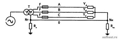 Расчетная схема линии