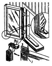 Шиповые соединения оконных переплетов, закрепляемых нагелями
