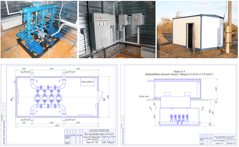 Комплектные насосные станциии  завода «Адмирал»