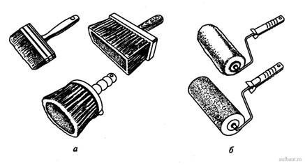 Кисти и валики для нанесения клея